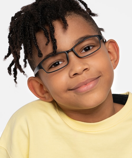 Little Preston Black PlasticEyeglass Frames for Men from EyeBuyDirect