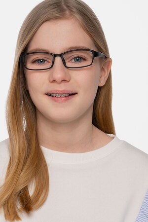 Black Little Preston -  Lightweight Plastic Eyeglasses