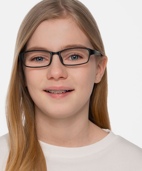 Little Preston Black PlasticEyeglass Frames for Women from EyeBuyDirect