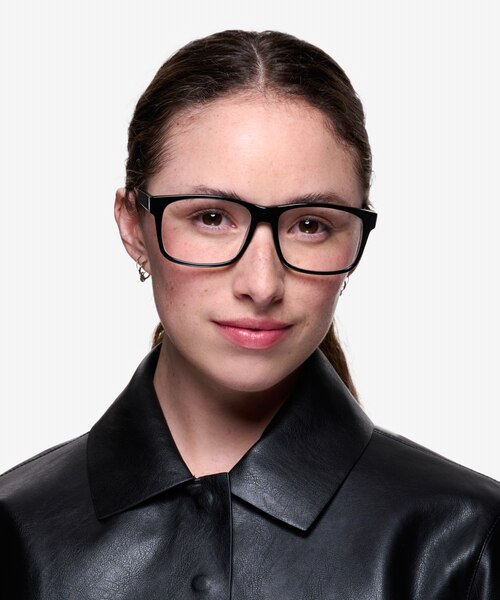 Sydney Black AcetateEyeglass Frames for Women from EyeBuyDirect