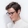 Shade Striped Granite AcetateEyeglass Frames for Men from EyeBuyDirect