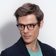 Theory Warm Tortoise AcetateEyeglass Frames for Men from EyeBuyDirect