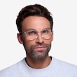 Theory Translucent AcetateEyeglass Frames for Men from EyeBuyDirect