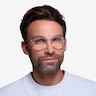 Theory Translucent AcetateEyeglass Frames for Men from EyeBuyDirect