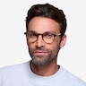 Theory Cognac AcetateEyeglass Frames for Men from EyeBuyDirect