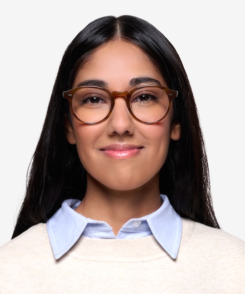 Theory Cognac AcetateEyeglass Frames for Women from EyeBuyDirect