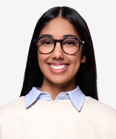 Striped Granite Theory -  Fashion Acetate Eyeglasses