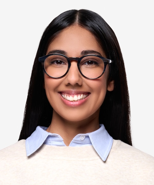Theory Striped Granite AcetateEyeglass Frames for Women from EyeBuyDirect