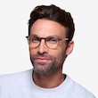 Prism Taupe AcetateEyeglass Frames for Men from EyeBuyDirect