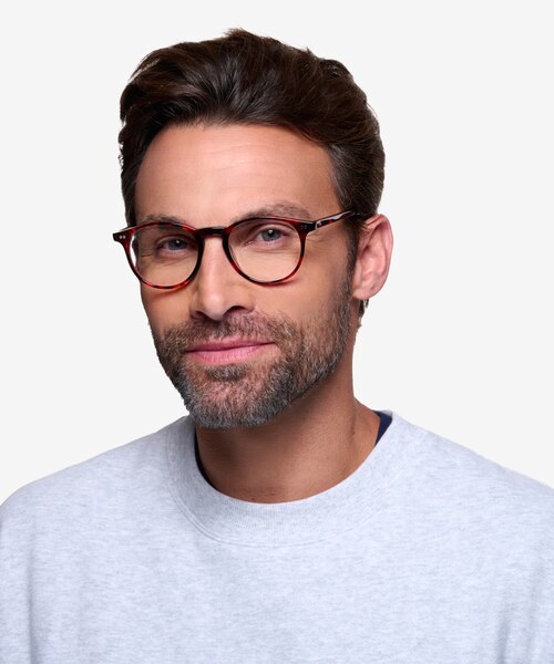 Prism Warm Tortoise AcetateEyeglass Frames for Men from EyeBuyDirect