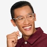 Prism Clear AcetateEyeglass Frames for Men from EyeBuyDirect
