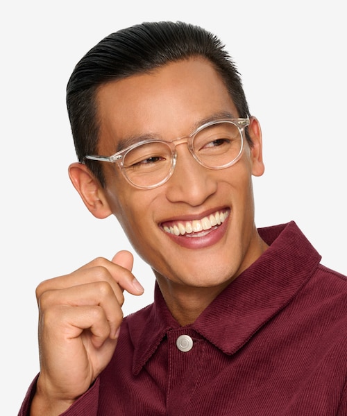 Prism Clear AcetateEyeglass Frames for Men from EyeBuyDirect
