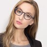 Sophie Navy AcetateEyeglass Frames for Women from EyeBuyDirect