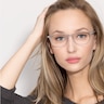 Valentin Clear & Gray AcetateEyeglass Frames for Women from EyeBuyDirect
