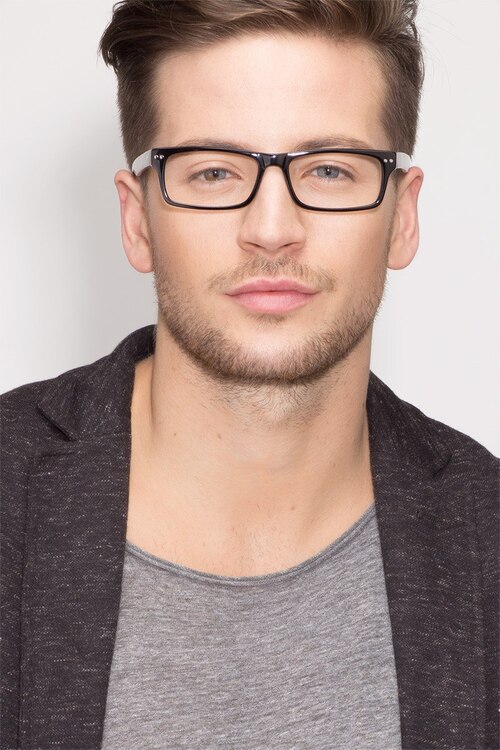 Vancouver Black AcetateEyeglass Frames for Men from EyeBuyDirect
