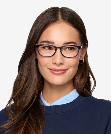 Blue Drums -  Lightweight Plastic Eyeglasses