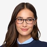 Drums Blue PlasticEyeglass Frames for Women from EyeBuyDirect