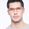 Drums Orange PlasticEyeglass Frames for Men from EyeBuyDirect