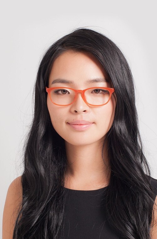 Drums Orange PlasticEyeglass Frames for Women from EyeBuyDirect