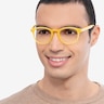 Instant Crush Jaune PlastiqueMontures de lunettes de vue pour Hommes d'EyeBuyDirect