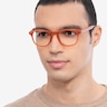 Instant Crush Orange PlastiqueMontures de lunettes de vue pour Hommes d'EyeBuyDirect