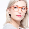 Instant Crush Orange PlastiqueMontures de lunettes de vue pour Femmes d'EyeBuyDirect