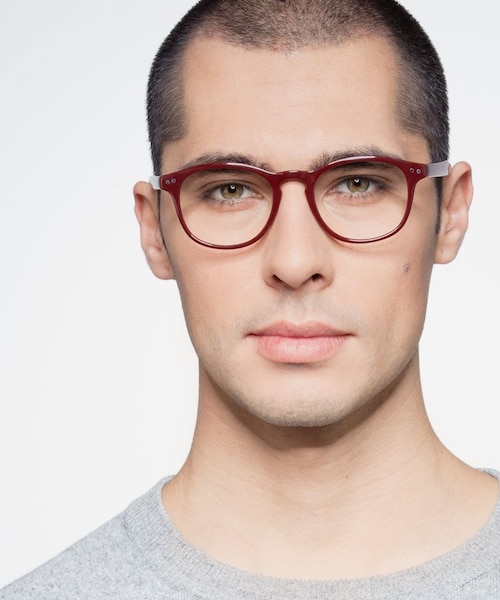 Instant Crush Red PlasticEyeglass Frames for Men from EyeBuyDirect
