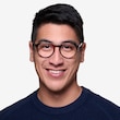Muse Pink Floral PlasticEyeglass Frames for Men from EyeBuyDirect