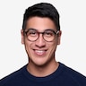 Muse Pink Floral PlastiqueMontures de lunettes de vue pour Hommes d'EyeBuyDirect