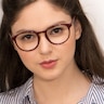 Muse Dark Red PlasticEyeglass Frames for Women from EyeBuyDirect
