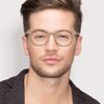 Stanford Brown & Striped AcetateEyeglass Frames for Men from EyeBuyDirect