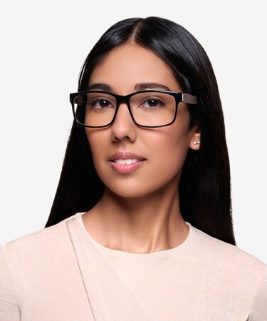 Black/brown Lexington -  Classic Acetate Eyeglasses