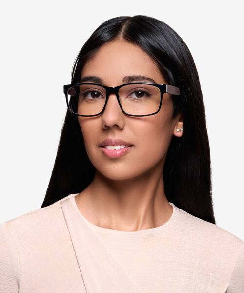 Black/brown Lexington -  Acetate Eyeglasses