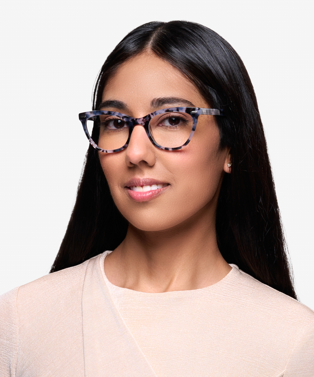 Ellie Cat Eye Gray Glasses for Women | Eyebuydirect
