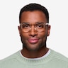 Kyoto Clear Yellow AcetateEyeglass Frames for Men from EyeBuyDirect