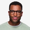 Kyoto Black AcetateEyeglass Frames for Men from EyeBuyDirect