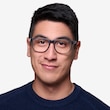 Milo Matte Gray PlasticEyeglass Frames for Men from EyeBuyDirect