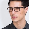 Carla Café AcétateMontures de lunettes de vue pour Hommes d'EyeBuyDirect