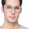 Providence Warm Gray AcetateEyeglass Frames for Men from EyeBuyDirect