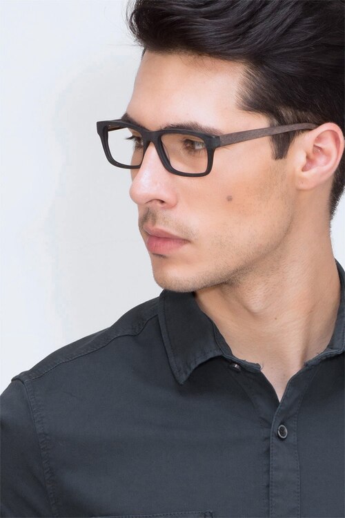 Emory Black PlasticEyeglass Frames for Men from EyeBuyDirect