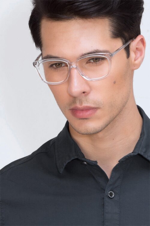 Escapee Clear AcetateEyeglass Frames for Men from EyeBuyDirect