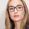 Escapee Gray Floral AcetateEyeglass Frames for Women from EyeBuyDirect