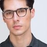 Flume Gray Floral AcetateEyeglass Frames for Men from EyeBuyDirect