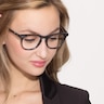 Flume Gray Floral AcetateEyeglass Frames for Women from EyeBuyDirect