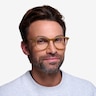 Flume Taupe AcetateEyeglass Frames for Men from EyeBuyDirect