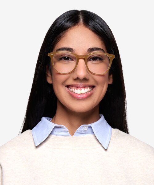 Flume Taupe AcetateEyeglass Frames for Women from EyeBuyDirect