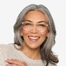 Hepburn Clear AcetateEyeglass Frames for Men from EyeBuyDirect