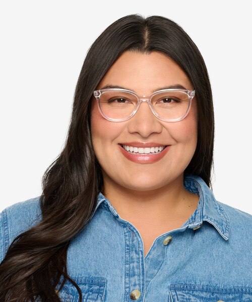Hepburn Clear AcetateEyeglass Frames for Women from EyeBuyDirect