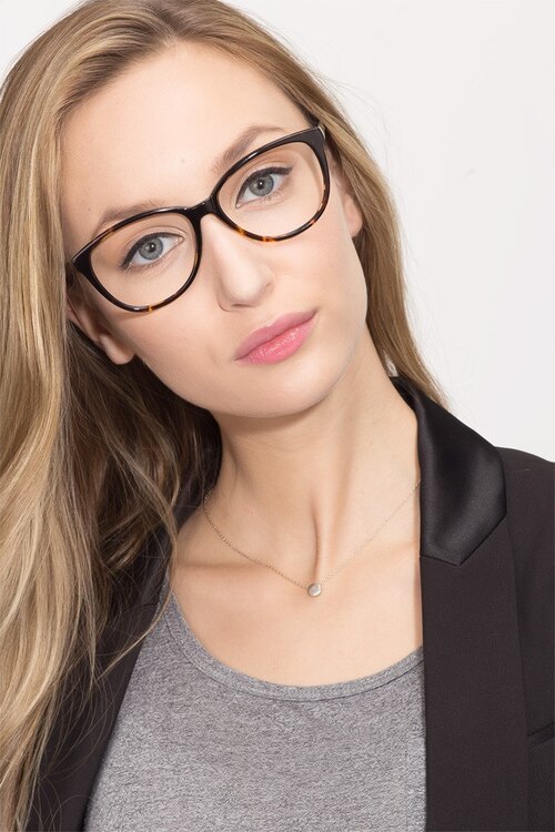 Hepburn Tortoise AcetateEyeglass Frames for Women from EyeBuyDirect