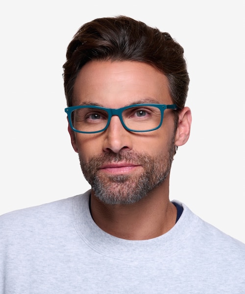 Mandi Teal AcetateEyeglass Frames for Men from EyeBuyDirect